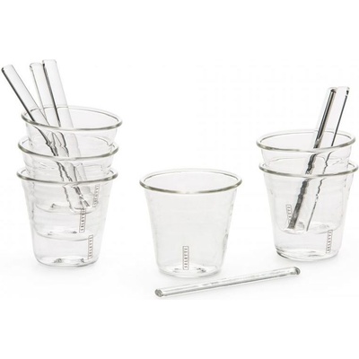 Seletti Големи чаши за кафе Estetico Quotidiano с бъркалки 6 бр (10655KIT)