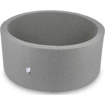 ELIS DESIGN suchý bazénik okrúhly 90x40 cm bez loptičiek - sivý