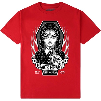 Dětské Triko ba HEART WEDNESDAY RED
