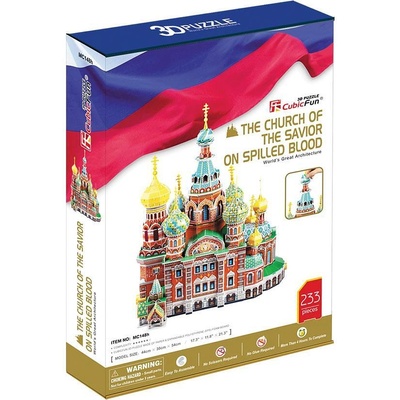 CubicFun 3D Пъзел THE CHURCH OF THE SAVIOR MC148h (1001676F)