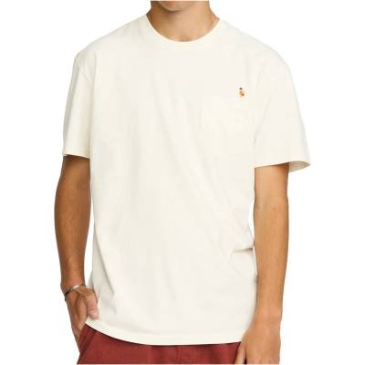 Revolution Мъжка тениска Revolution Application Pocket T-Shirt - Offwhite / Bomb (216-8829-0312)