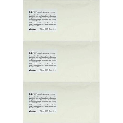 Davines LOVE Curl Cleansing Cream почистващ крем за къдрава коса 12 x 12 ml