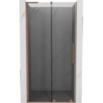 Mexen Velar L плъзгащи се душ врати 120 см, графит, четкована мед - 871-120-003-41-65 (871-120-003-41-65)