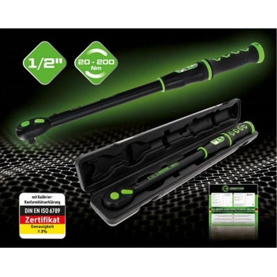 KS Tools momentový klíč s přepínatelnou hlavou 20-200NM 512.0015