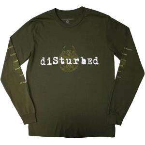 Disturbed European Tour '23 Take Back (Back Print & Ex-Tour) Green L Риза (DISLST26MGR03)