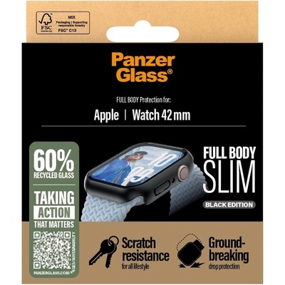 PanzerGlass Apple Watch 10 42 mm tenký čierny s ochranným sklom 3716