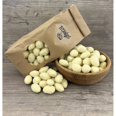 TITANUS Mandle v bílé čokoládě s kokosem Raffaello 350 g