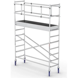 Bisonte Професионално мобилно алуминиево скеле CONDOR ProTUBE S4/ 4, 1 м (ProTUBES4)