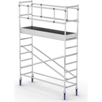 Bisonte Професионално мобилно алуминиево скеле CONDOR ProTUBE S4/ 4, 1 м (ProTUBES4)
