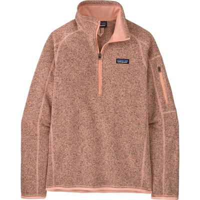 Patagonia Дамски поларен пуловер Patagonia Women's Better Sweater 1/4 Zip Fleece jumper - Peach Sherbet (105-5077-1312)