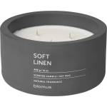 blomus Ароматна свещ FRAGA, размер XL - аромат Soft Linen - цвят Magnet (BLOMUS-65958)