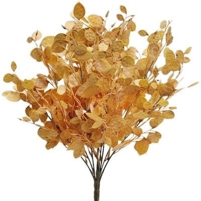 Lunárie větev pvc 51cm karamel