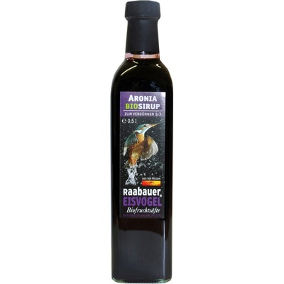 Raabauer Eisvogel Bio aróniový sirup 0,5 l