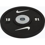 Nike strength Obciążenie bumperowe Nike Strength Pro Urethane Bumper Plates 15 kg black