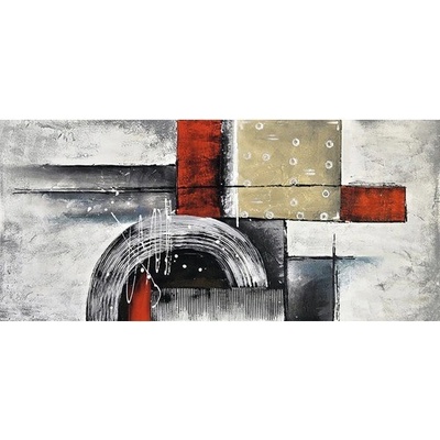 Obraz na plátně, ručně malovaný Abstrakce II. 55x120cm – Hledejceny.cz