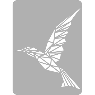 Primacol Dekorativní šablona KOLIBŘÍK SAB095, 44 x 60 cm – Hledejceny.cz