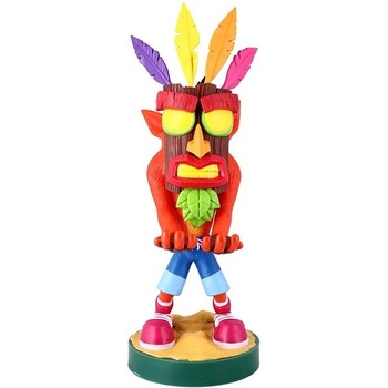 Exquisite Gaming Crash Bandicoot Cable Guy Aku Aku Crash 20 cm