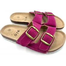 Dámské korkové biopantofle růžové