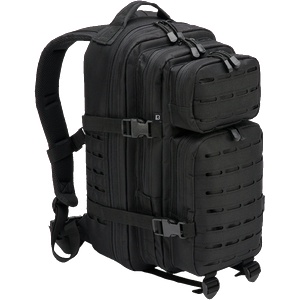 Brandit US Cooper Lasercut Средна раница 25L, черна (8023.2.OS)