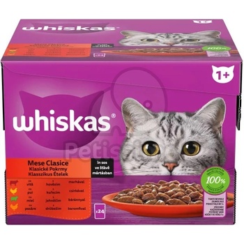 Whiskas Classic селекция пауч за котки 24 x 85 г - в сос