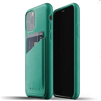 Mujjo Кожен калъф с джоб Mujjo за iPhone 11 Pro, светлозелен (MUJJO-CL-002-GR)