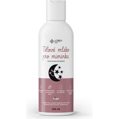 Lobey Telové mlieko pre bábätká 200 ml