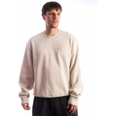 Champion Washed Crewneck Sweatshirt Stone