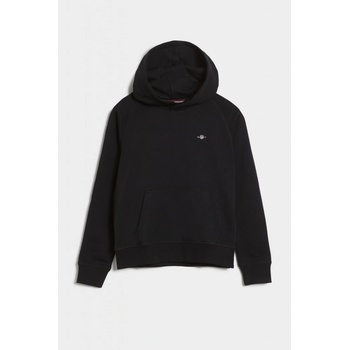 Gant Shield Hoodie čierna