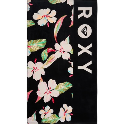 Roxy Хавлиена кърпа Roxy Cold Water Printed towel - Black (Anthracite Spring Charming)