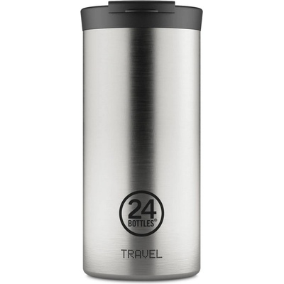 24 Bottles Termohrnek Travel Tumbler Brushed Steel 600 ml