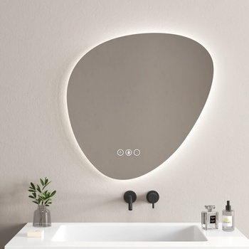 Inter Ceramic Огледало за баня с нагревател Енрико 80х80 см