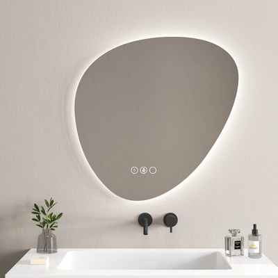 Inter Ceramic Огледало за баня с нагревател Енрико 80х80 см