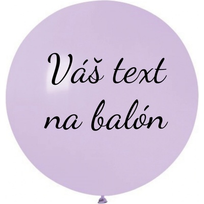 Personal Svet balonku Balón s textem Liliový 80 cm
