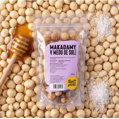 Svět plodů Makadamy v medu se solí 200 g