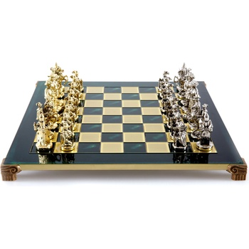 Manopoulos Луксозен шахматен комплект Средновековни рицари