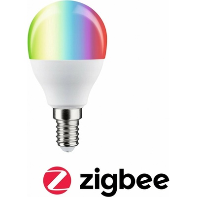 Paulmann Standard 230V Smart Home Zigbee 3.0 LED kapka E14 5W RGBW+ stmívatelné mat