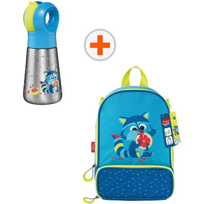 Maped Комплект термочанта и бутилка Maped Picnik Miniz - Raccoon