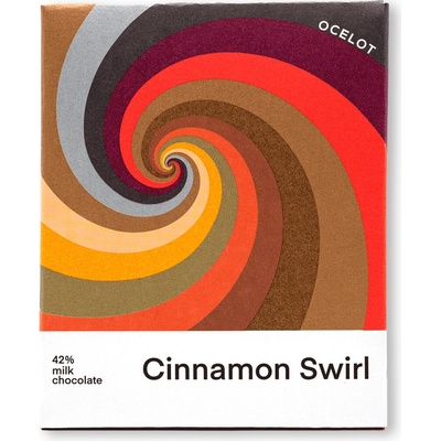 Ocelot 42% mléčná Cinnamon swirl 70 g