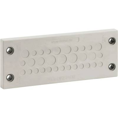 Icotek KEL-DPZ 24/14 destička pro kabelové průchodky Průměr svorky (max.) 22 mm polyamid, elastomer šedá, černá 1 ks