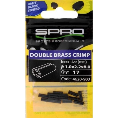 SPRO krimpovací trubičky MB Double Brass Crimp 17ks 0,80