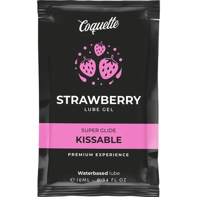 Coquette Waterbased Kissable Strawberry Lube Gel 10 ml