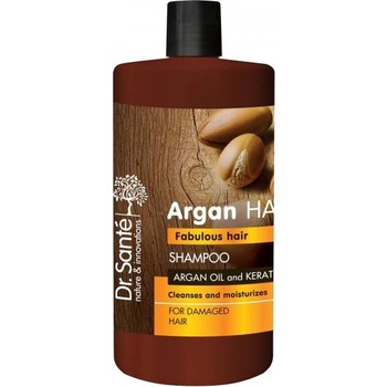 Dr. Santé Argan hydratačný šampón pre poškodené vlasy Argan Oil and Keratin Cleanses and Moisturizes 250 ml