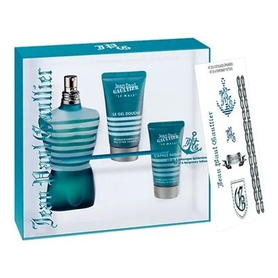 Jean Paul Gaultier Le Male Подаръчен комплект, Тоалетна вода 125ml + Душ гел 50ml + Афтършейв балсам 30ml, мъже