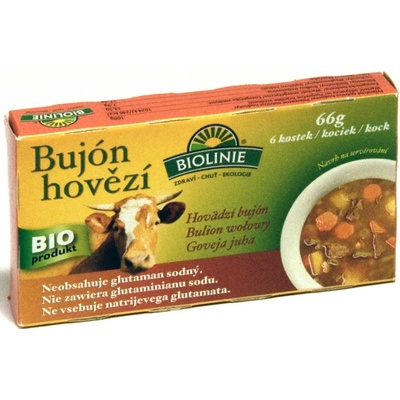 Biolinie Bujón hovězí kostky 66 g – Zboží Dáma