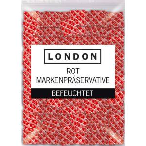 LONDON Лондон - латексови презервативи с вкус на ягода (1000 бр. ) - desirel