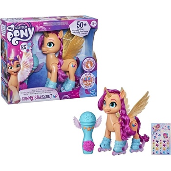 Hasbro Интерактивна играчка Hasbro My Little Pony - Sunny Starscout, с микрофон, 22 cm (F1786)