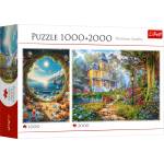 Trefl - Puzzle Sea and Sunny Residence - 1 000 piese