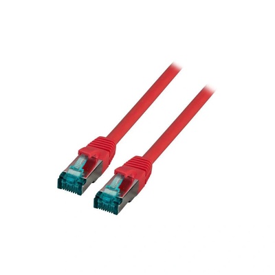 EFB-Elektronik RJ45 Patchkabel S/FTP, Cat. 6A, LSZH, 0, 5m, rot (MK6001.0, 5R) (MK6001.0,5R)