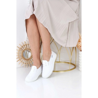 ADCZ Plátěné bílé tenisky 28203-3ALL.WH – Zbozi.Blesk.cz