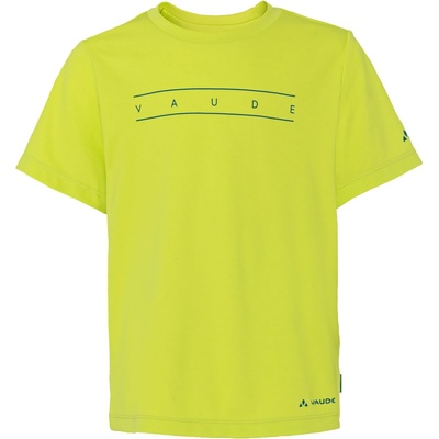 Vaude Детска спортна тениска Vaude Kid's Vaude Print T-Shirt Sport shirt - Bright Green - размер 158/164 (EU) (704-4895-0115)